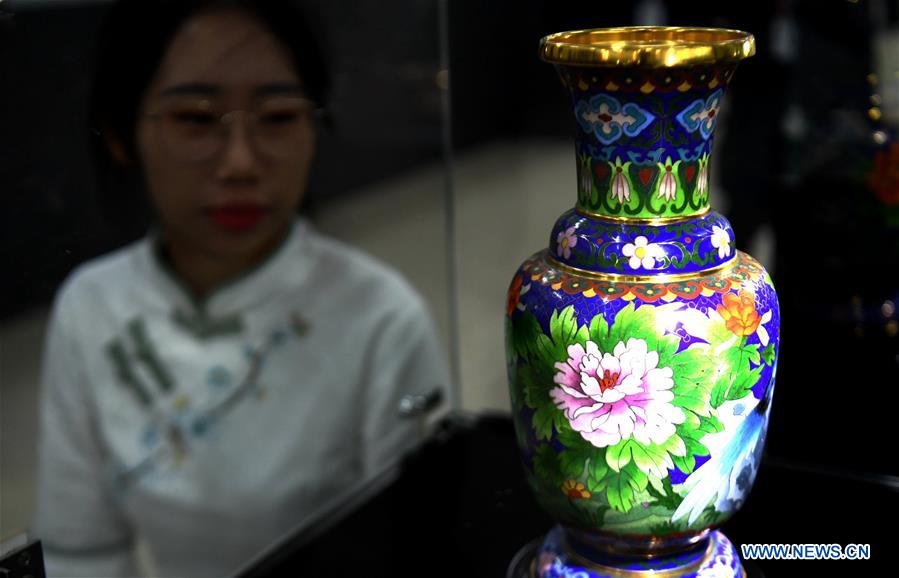 CHINA-HEBEI-DACHANG-CLOISONNE-EXHIBITION (CN)