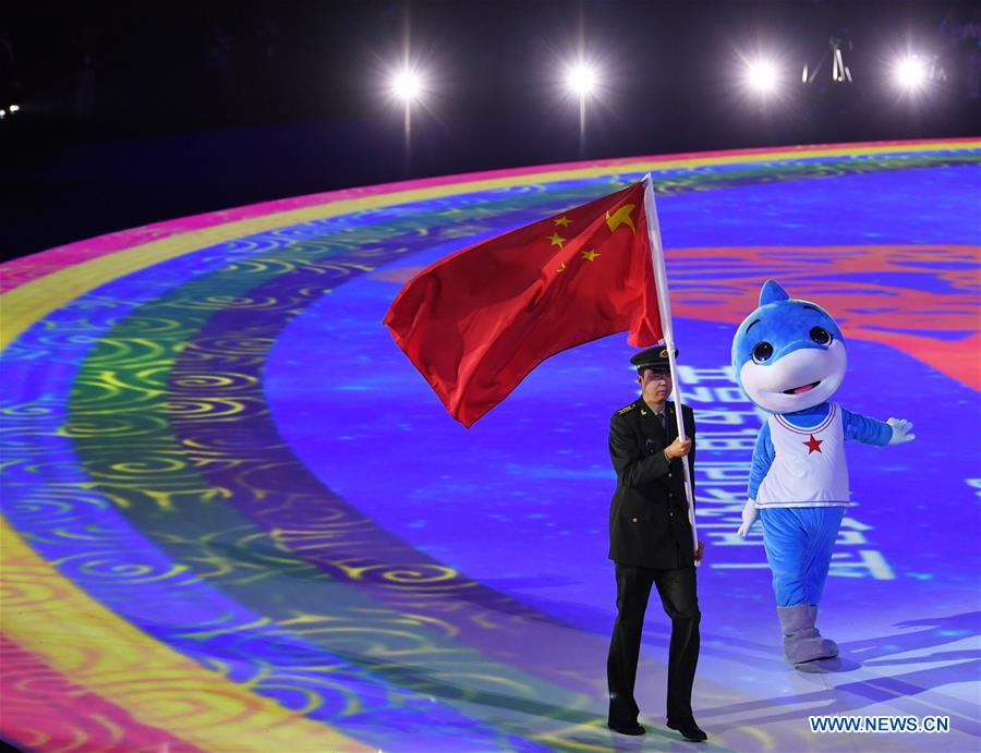 (SP)CHINA-WUHAN-7TH MILITARY WORLD GAMES-CLOSING CEREMONY