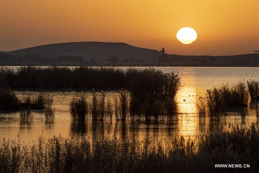 CHINA-NINGXIA-SHAHU LAKE-SCENERY (CN)