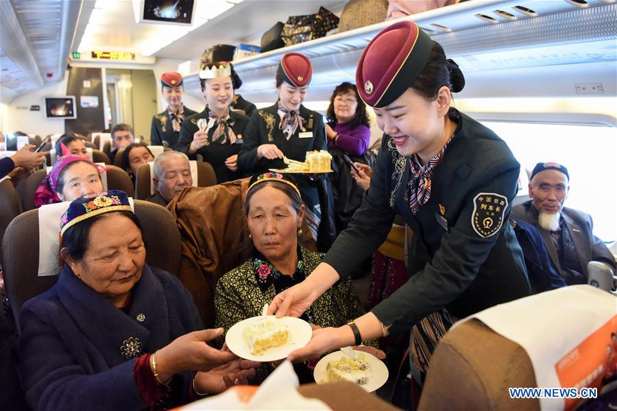 CHINA-XINJIANG-TRANSPORTATION-HIGH-SPEED RAILWAY-5TH ANNIVERSARY (CN)