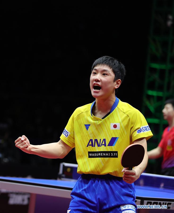 (SP)CHINA-CHENGDU-TABLE TENNIS-ITTF MEN'S WORLD CUP-SEMIFINAL