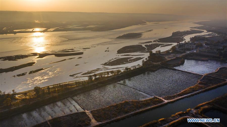 CHINA-SHAANXI-YELLOW RIVER-SUNRISE (CN)