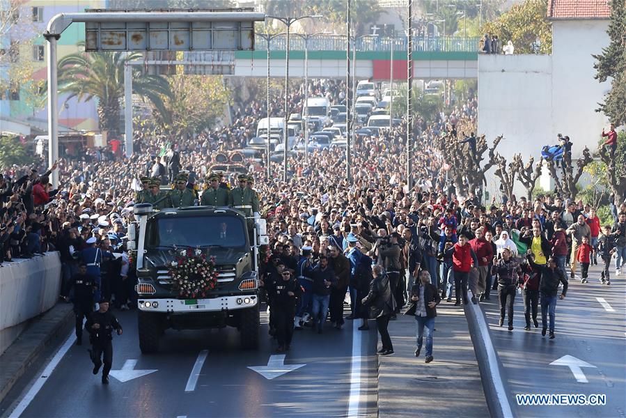 ALGIERIA-ALGIERS-LATE ARMY CHIEF-FUNERAL