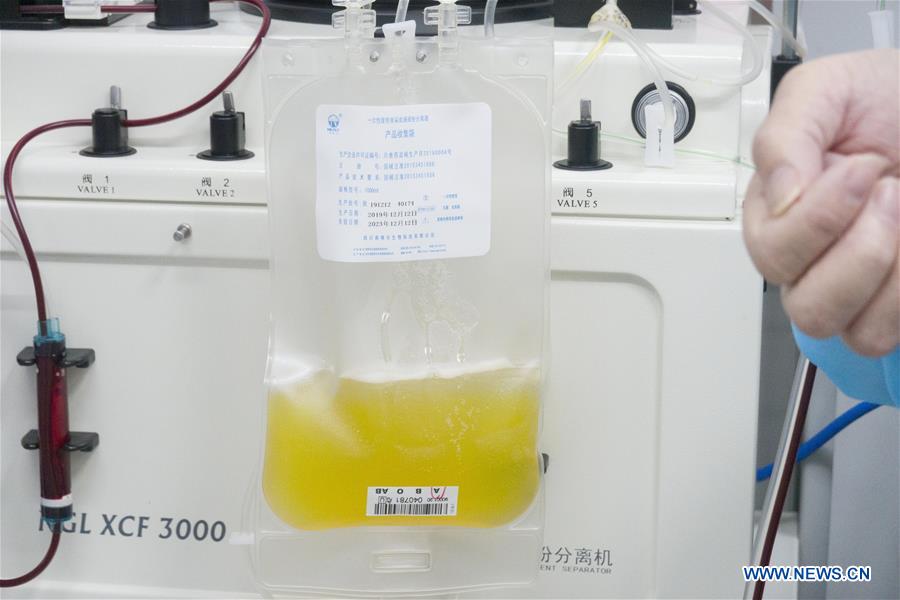 CHINA-HUBEI-WUHAN-NCP-PLASMA DONATION (CN)