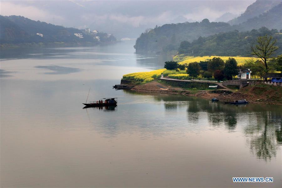 #CHINA-ANHUI-SPRING-XIN'AN RIVER