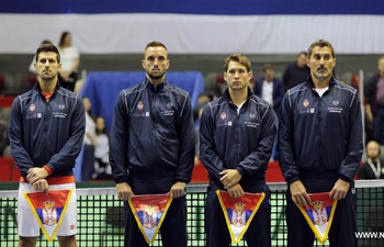 Davis Cup quarterfinal: Serbia vs. Spain