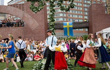 Annual Swedish Midsummer Festival celebrated in Manhattan, New York