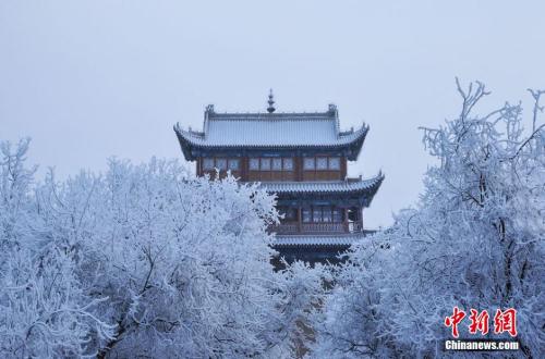 資料圖：小寒時(shí)節(jié)，甘肅嘉峪關(guān)市迎來(lái)了一場(chǎng)大雪。師永紅 攝