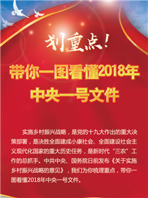 劃重點(diǎn)！帶你一圖看懂2018年中央一號文件