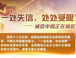 圖解：“一處失信、處處受限”——誠信中國正在崛起