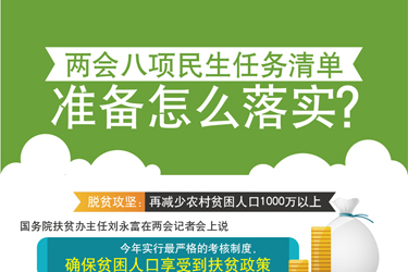 圖表：兩會八項民生任務清單準備怎么落實？